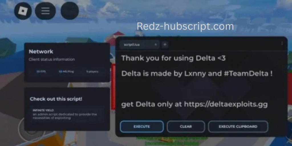 How to Use Redz hub Script
